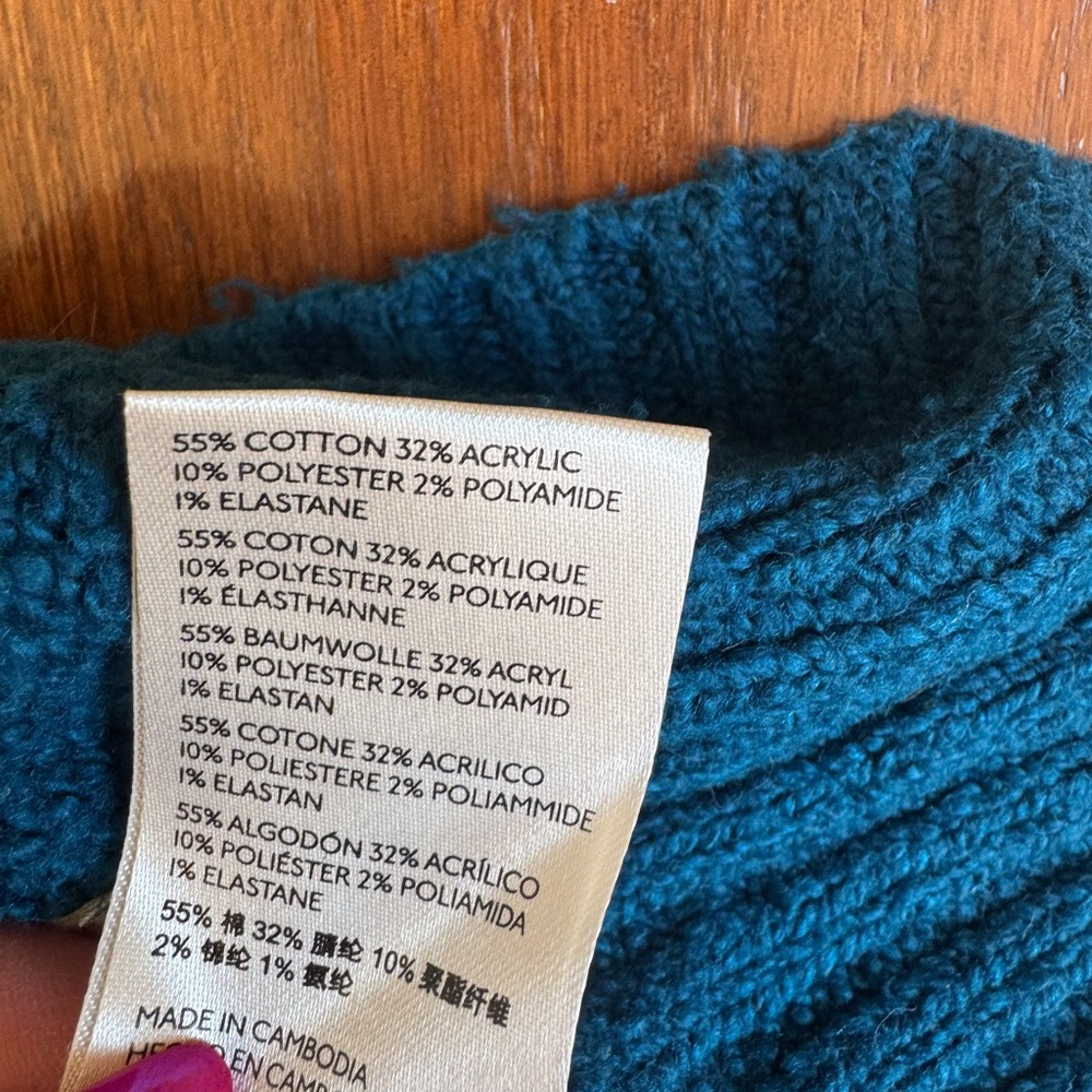 Free People Halcyon Blue Brookside Sweater - Picture 7 of 7